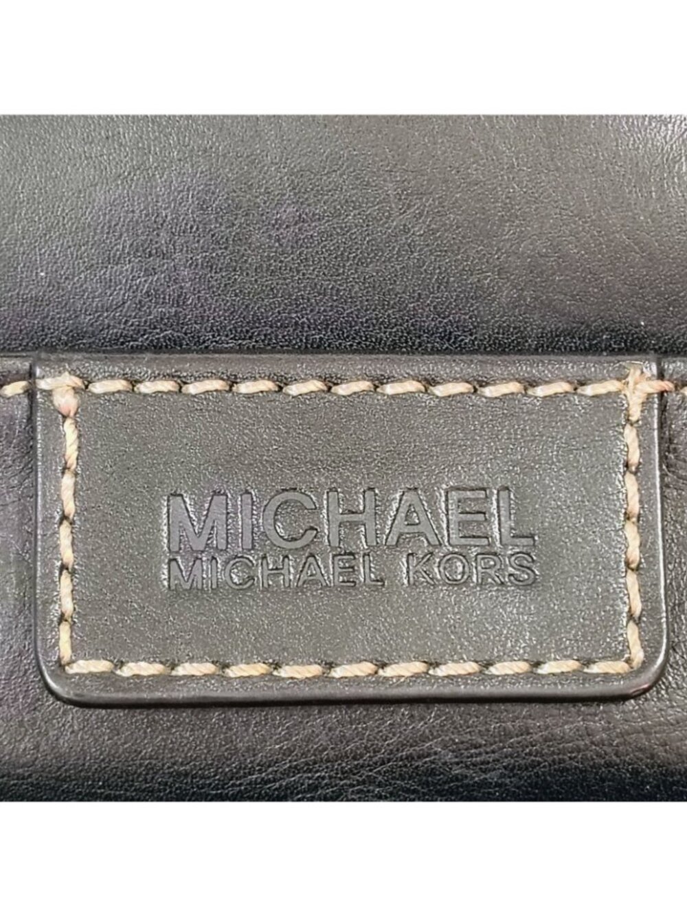 Michael Michael Kors Black Leather Satchel Shoulder Bag – Y2K Multi-Pocket Purse - Picture 9 of 16